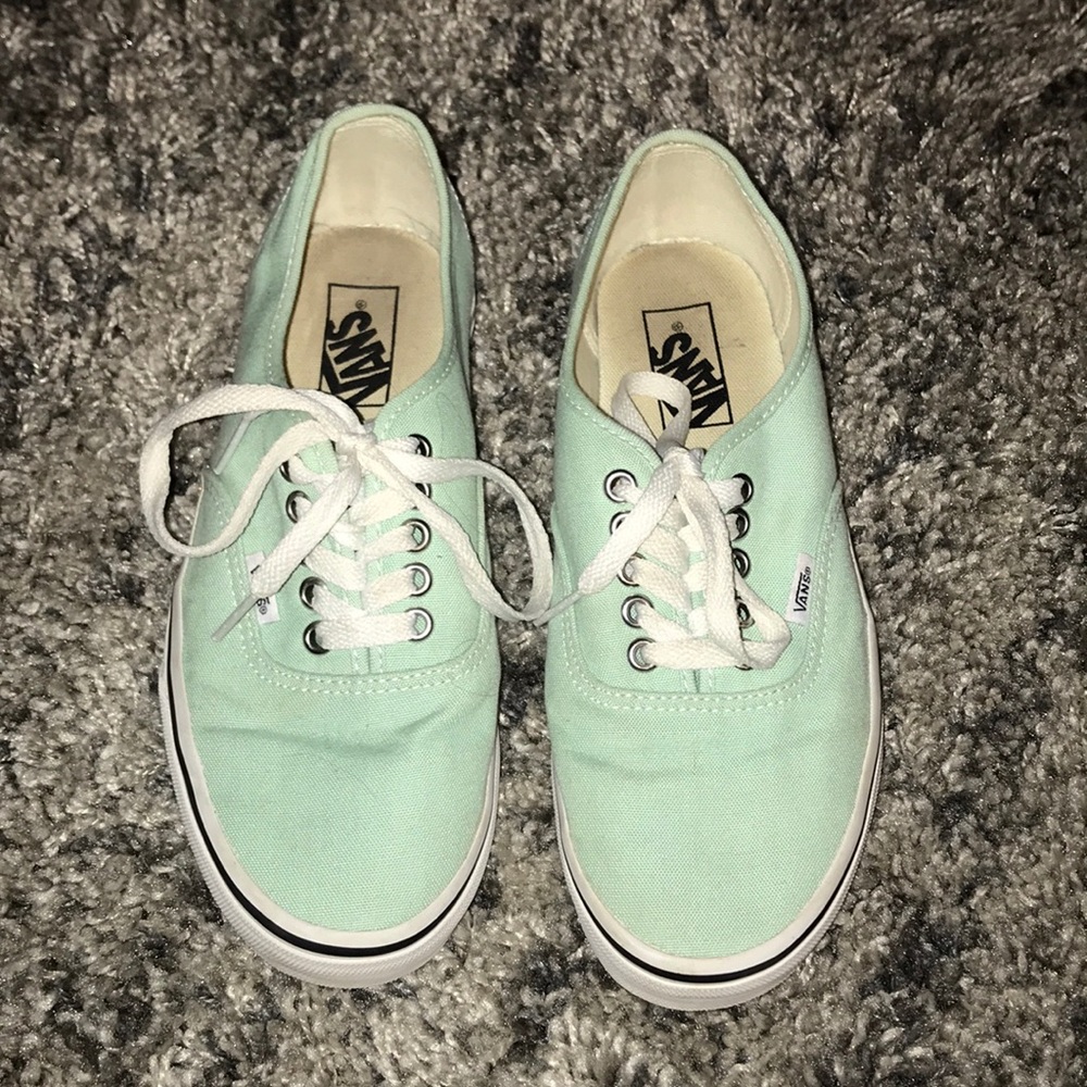 mint green vans